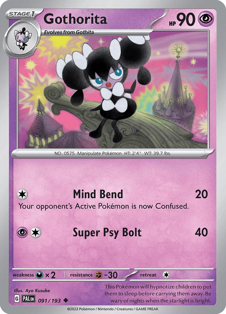Carta Pokémon Gothorita 91