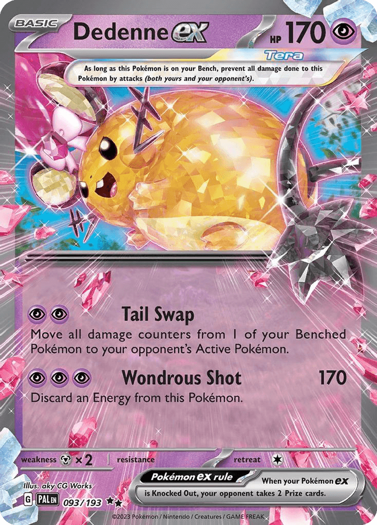 Carta Pokémon Dedenne ex 93