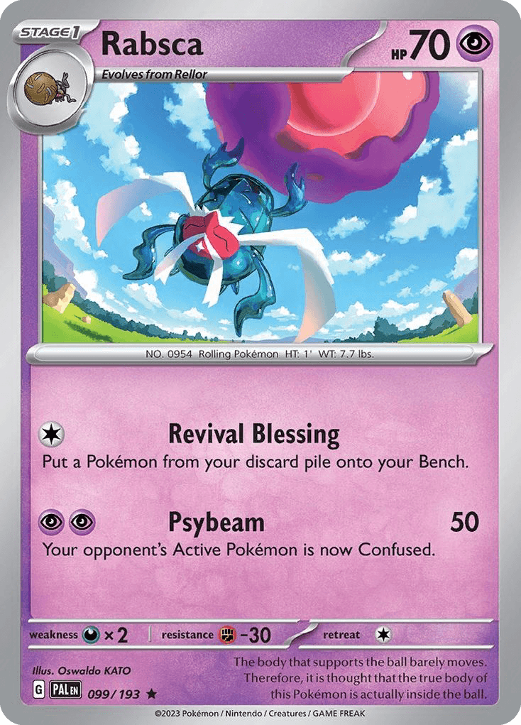 Carta Pokémon Rabsca 99