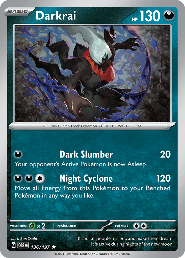 Carta Pokémon Darkrai