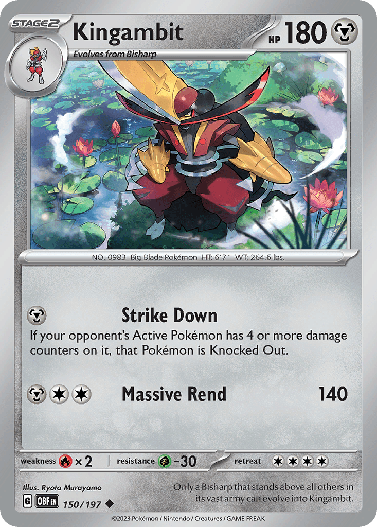 Carta Pokémon Kingambit