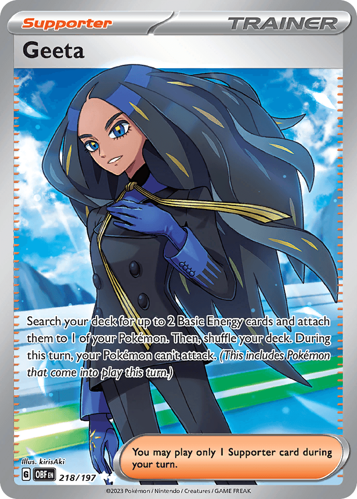 Carta Pokémon Geeta 218