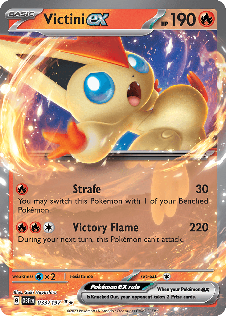 Carta Pokémon Victini ex