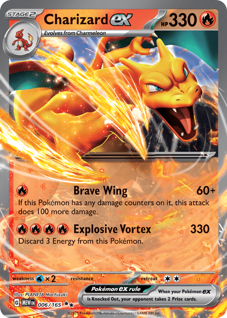 Carta Pokémon Charizard ex 6
