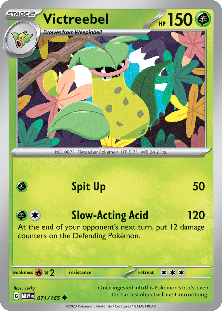 Carta Pokémon Victreebel 71