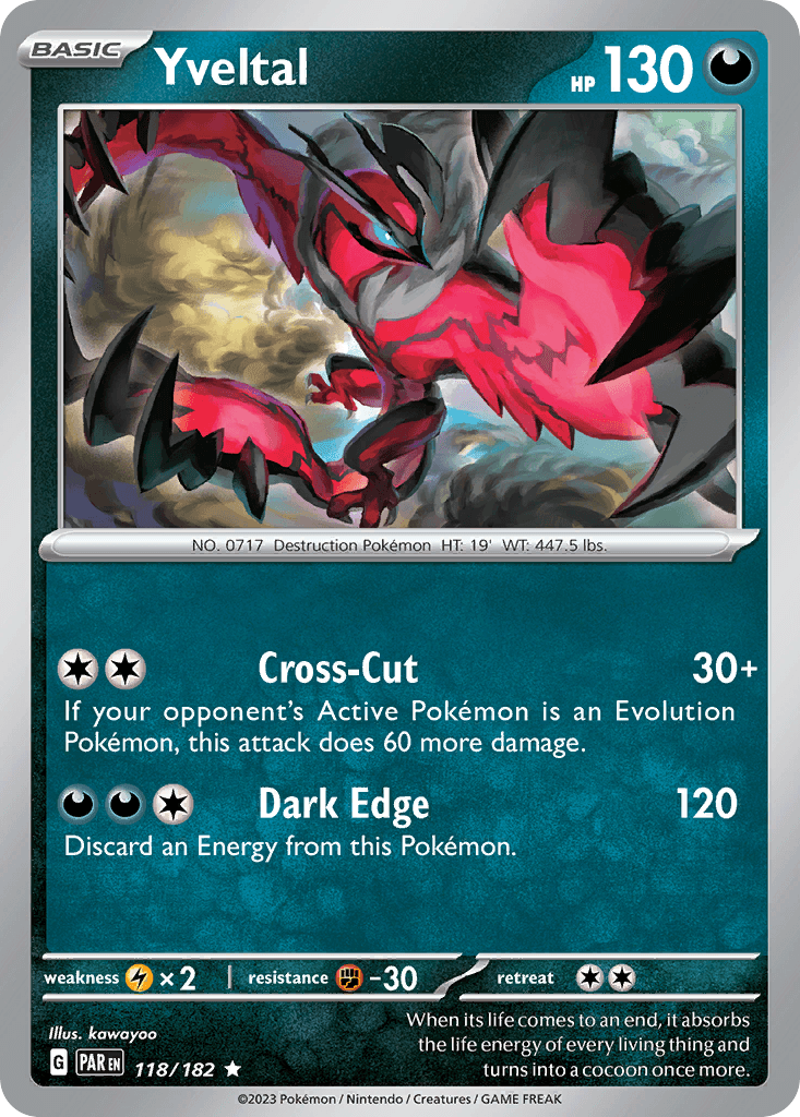 Carta Pokémon Yveltal 118