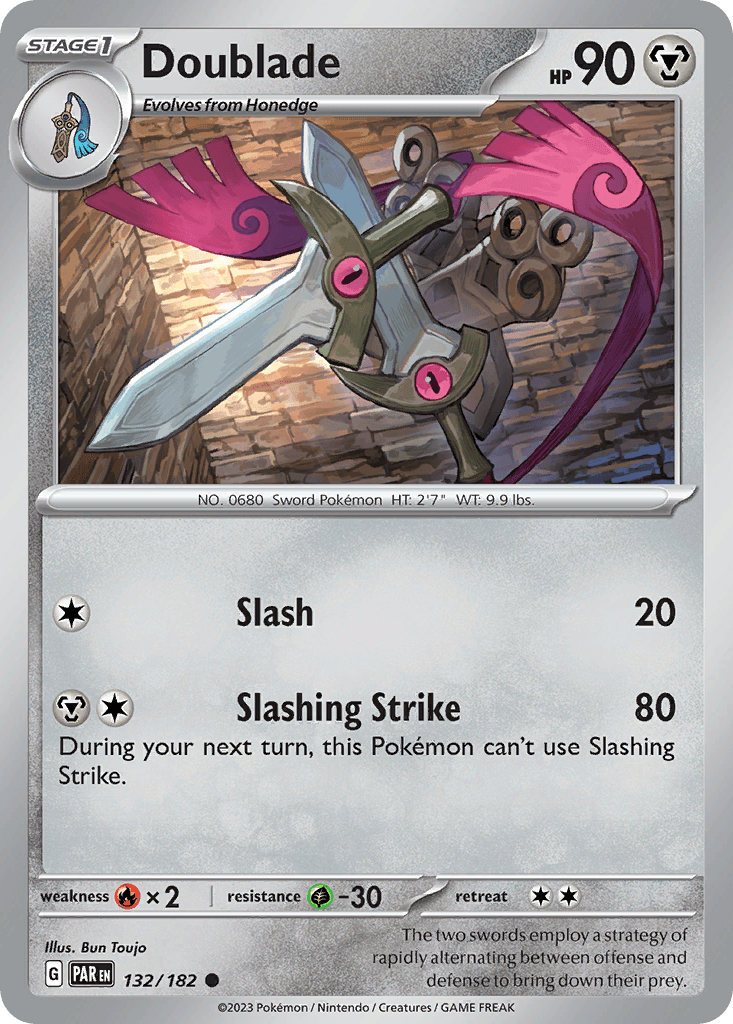 Carta Pokémon Doublade