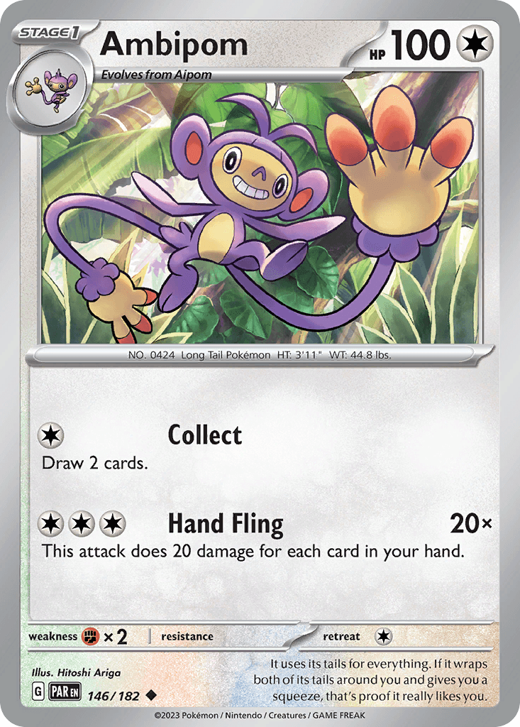 Carta Pokémon Ambipom 146