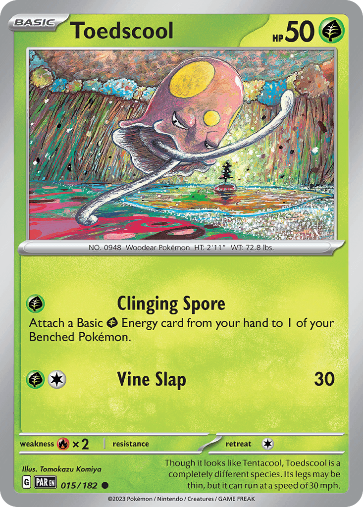 Carta Pokémon Toedscool