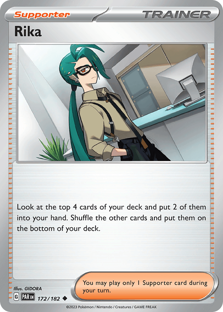 Carta Pokémon Rika 172