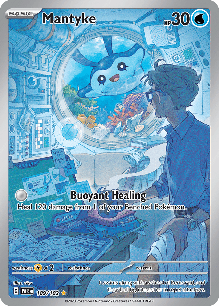 Carta Pokémon Mantyke 189