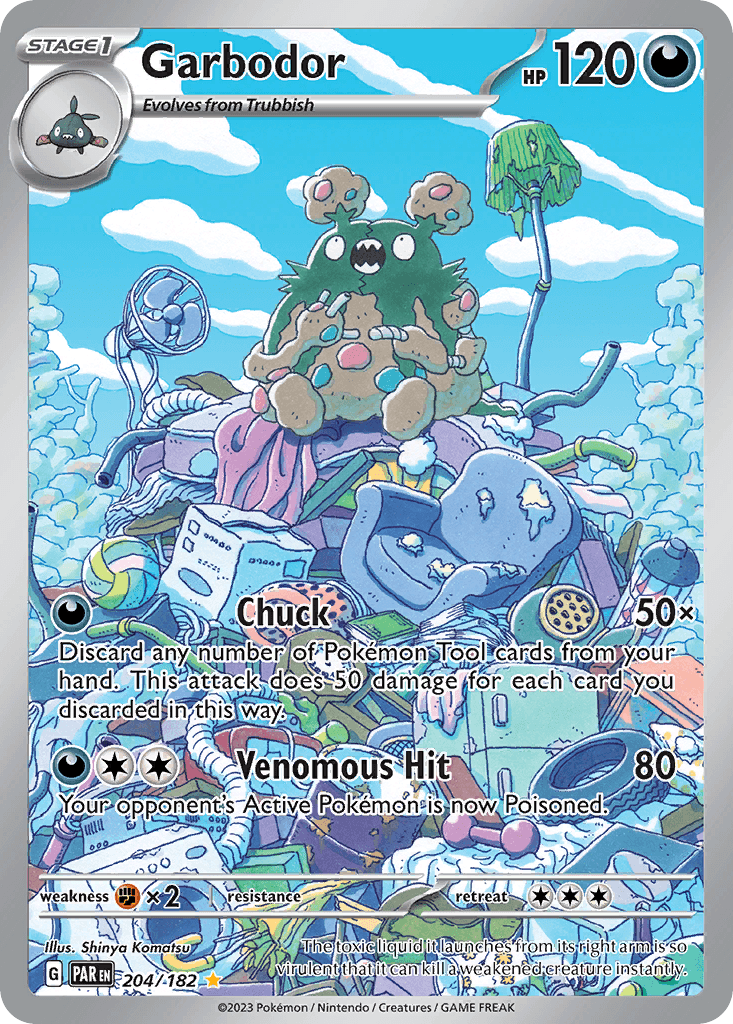 Carta Pokémon Garbodor