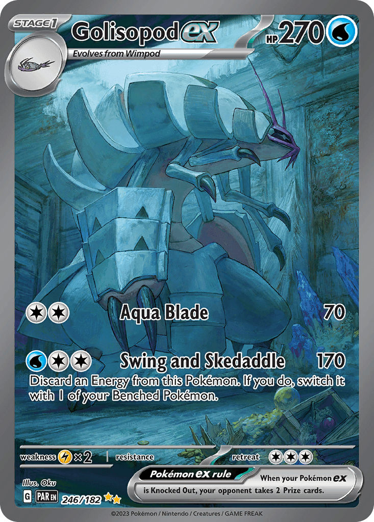 Carta Pokémon Golisopod ex 246