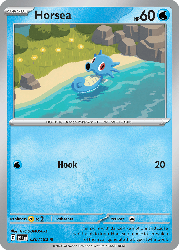 Carta Pokémon Horsea 30