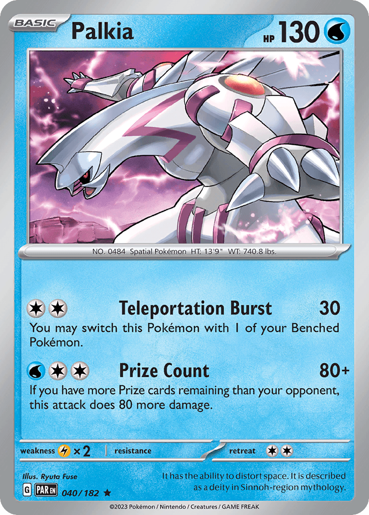 Carta Pokémon Palkia 40