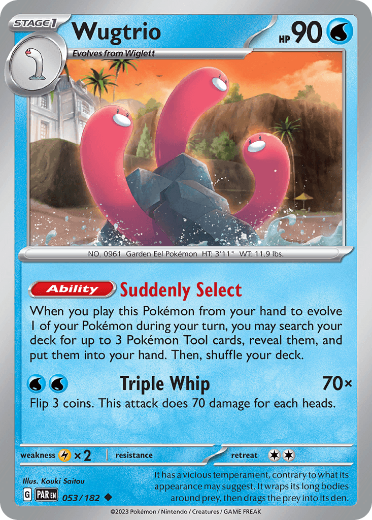 Carta Pokémon Wugtrio 53