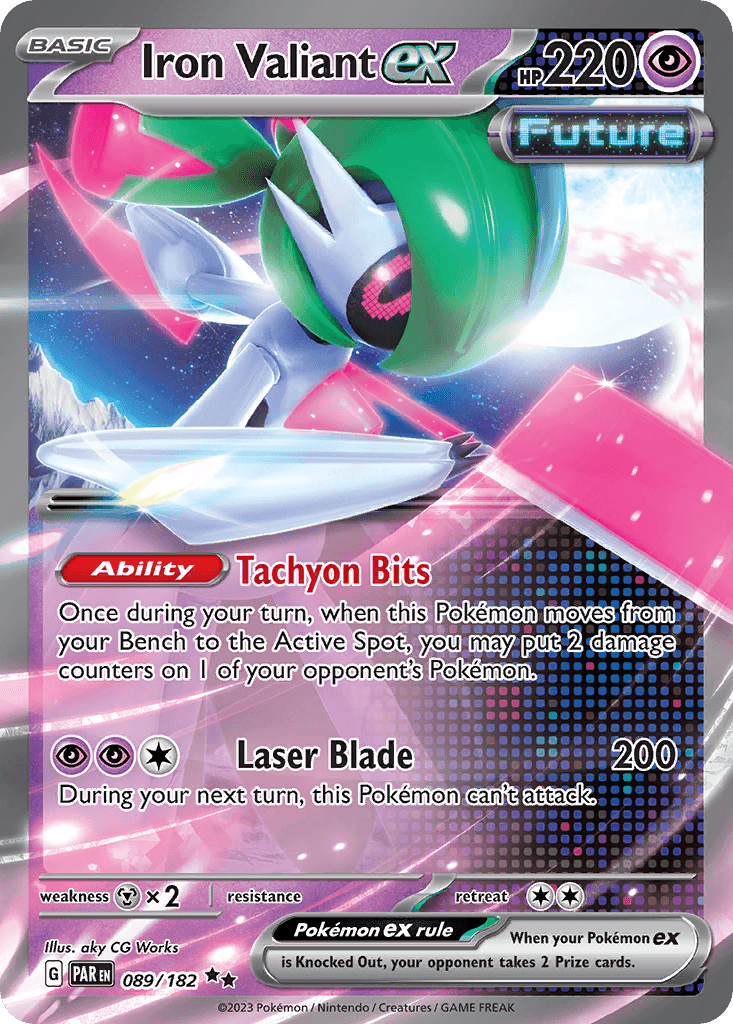 Carta Pokémon Iron Valiant ex 89