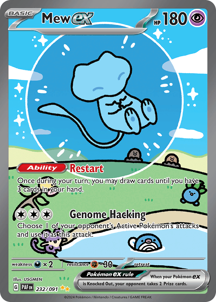 Carta Pokémon Mew ex 232