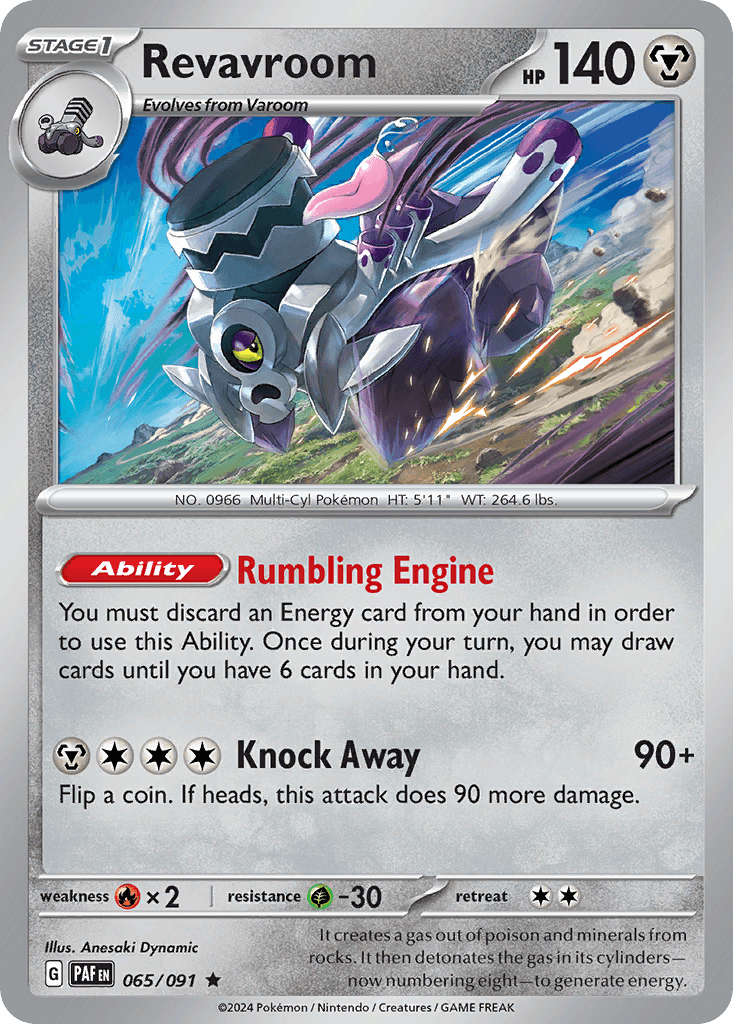 Carta Pokémon Revavroom 65