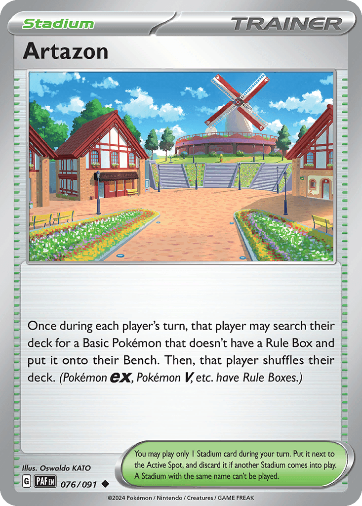 Carta Pokémon Artazon 76