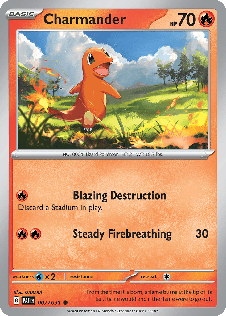 Carta Pokémon Charmander 7
