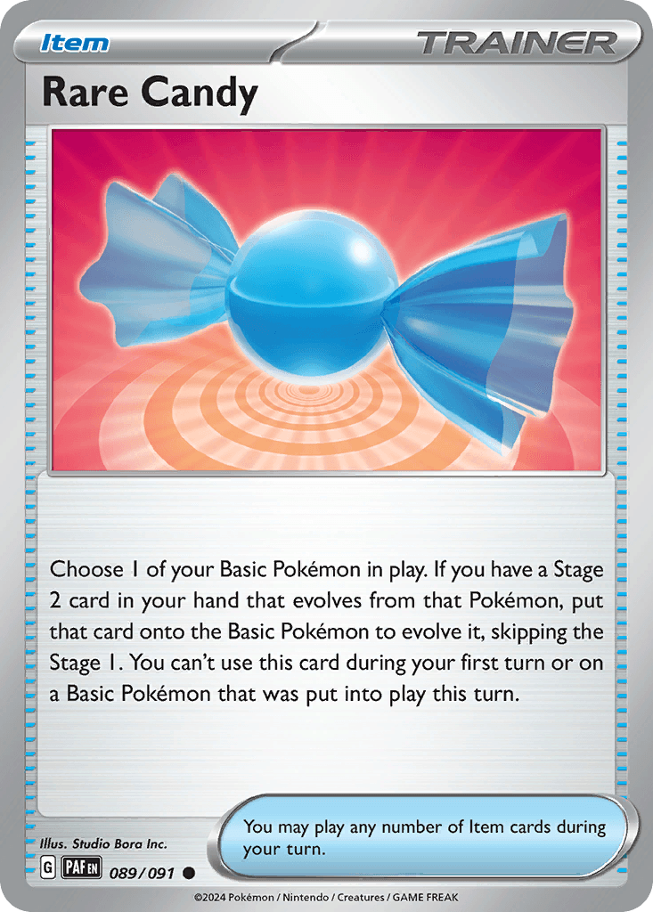 Carta Pokémon Rare Candy 89