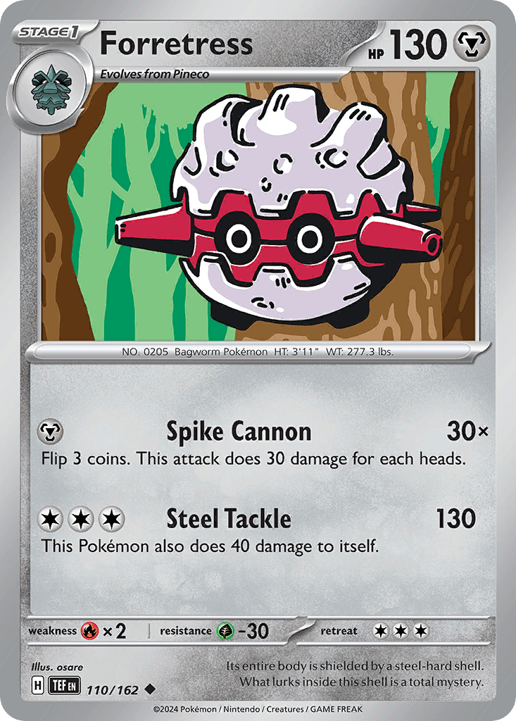 Carta Pokémon Forretress 110