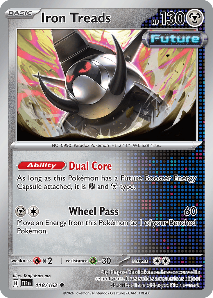 Carta Pokémon Iron Treads 118