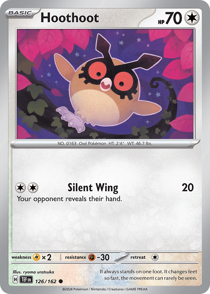 Carta Pokémon Hoothoot