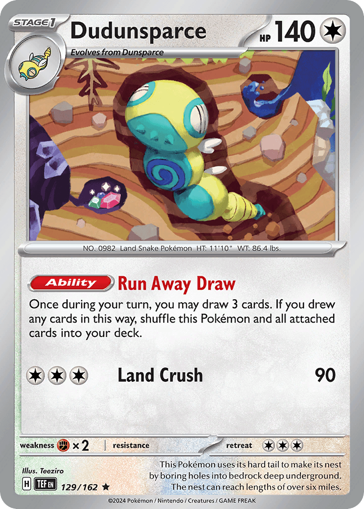 Carta Pokémon Dudunsparce
