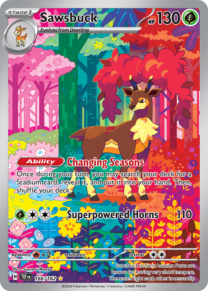 Carta Pokémon Sawsbuck
