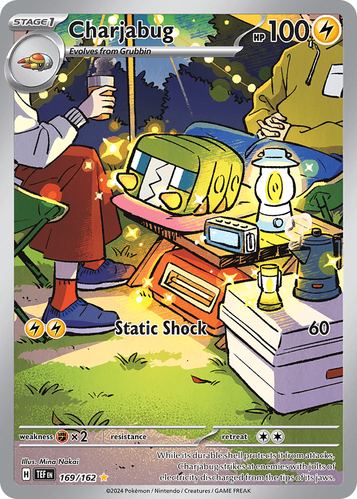 Carta Pokémon Charjabug 169