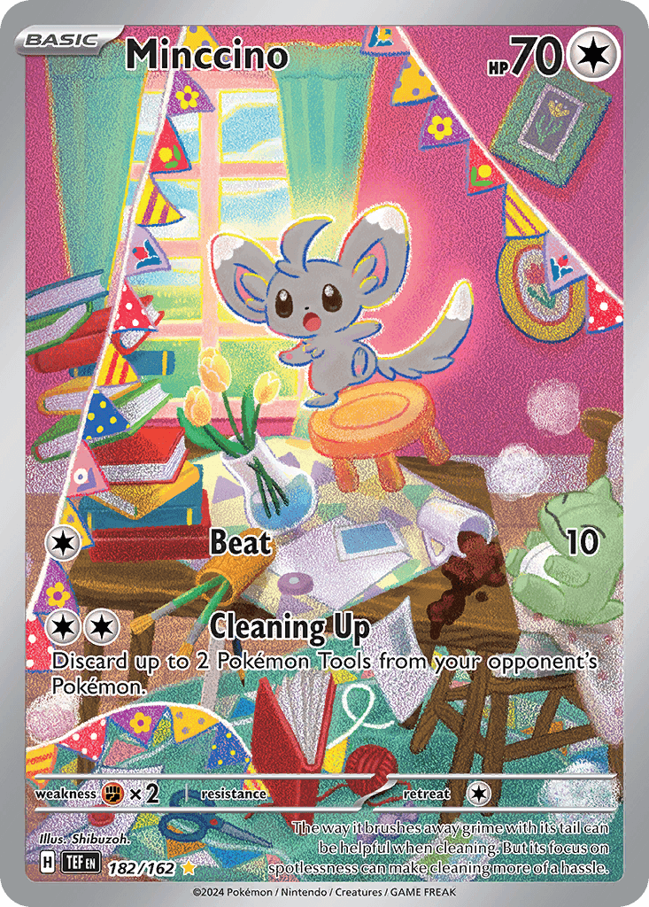 Carta Pokémon Minccino 182