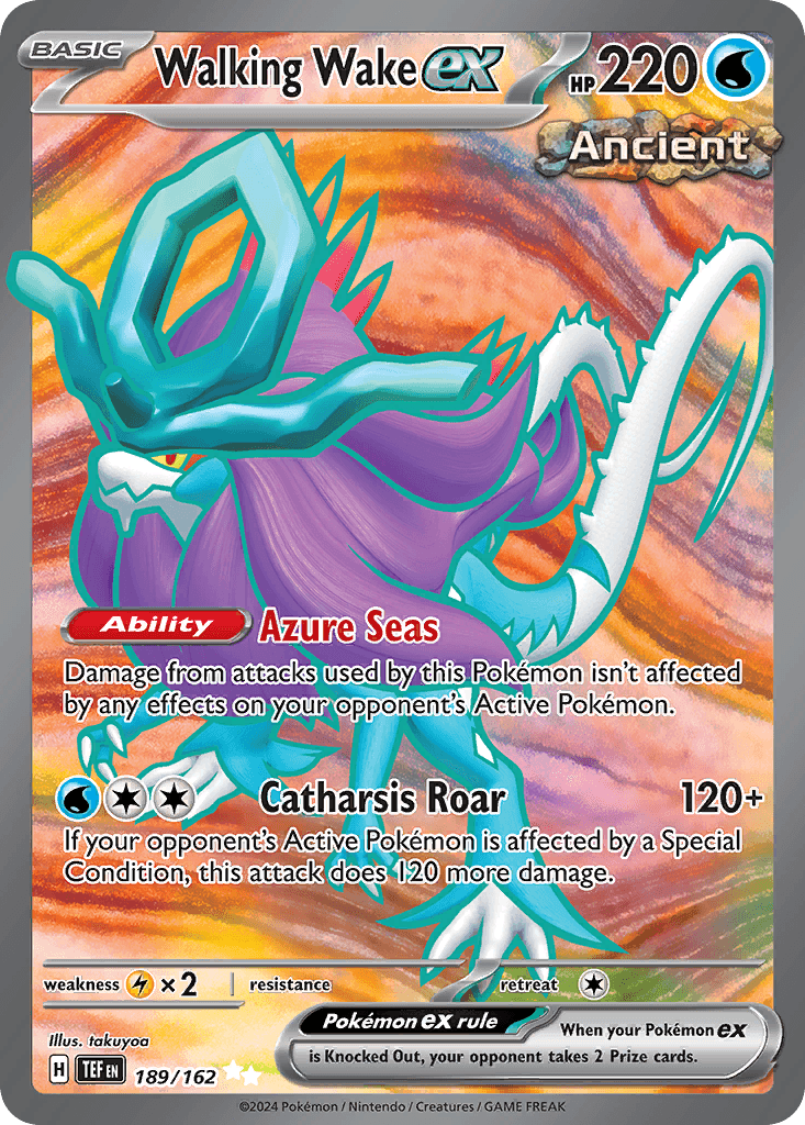 Carta Pokémon Walking Wake ex