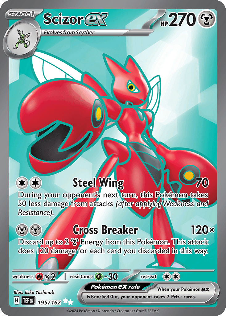 Carta Pokémon Scizor ex 195