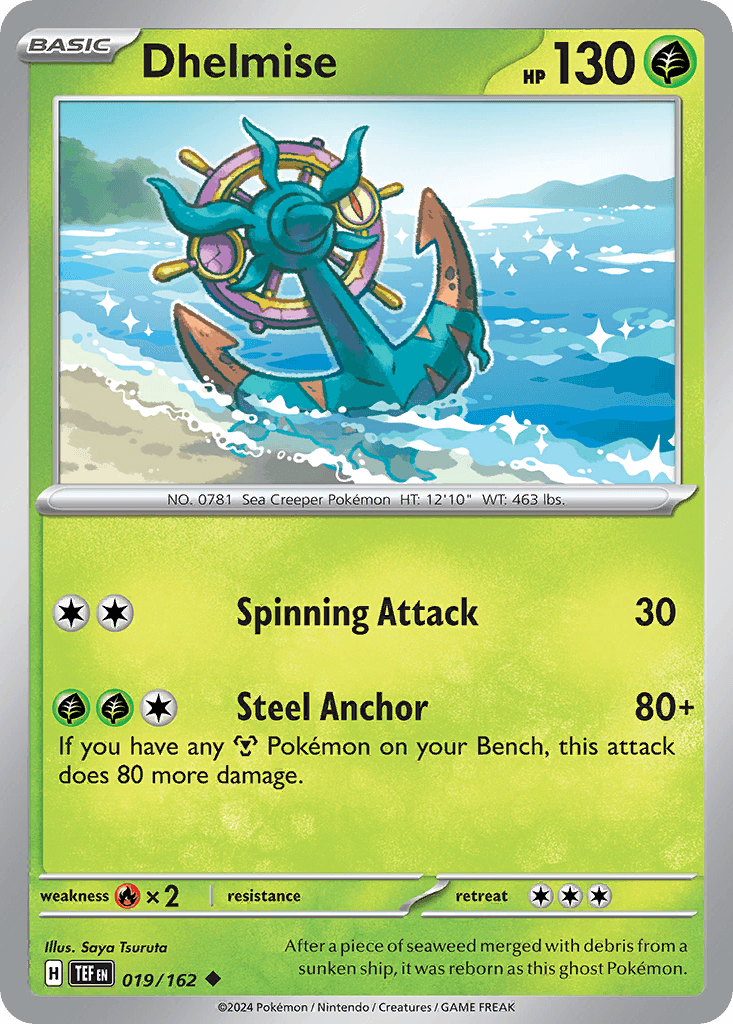 Carta Pokémon Dhelmise