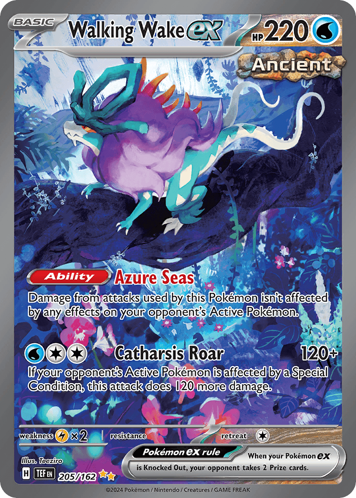 Carta Pokémon Walking Wake ex