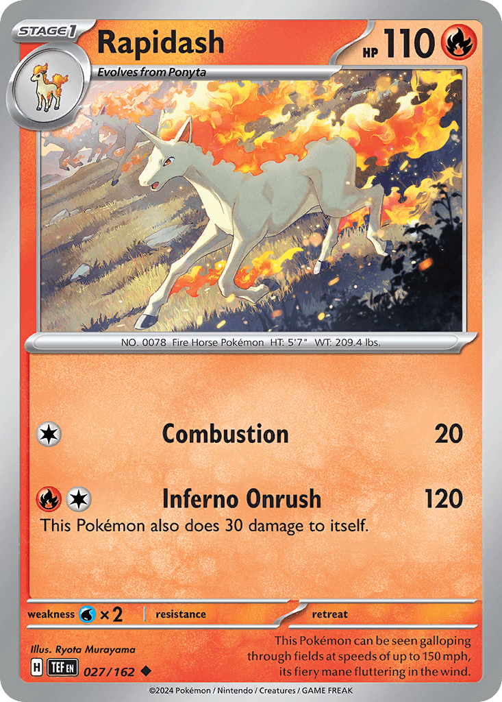 Carta Pokémon Rapidash