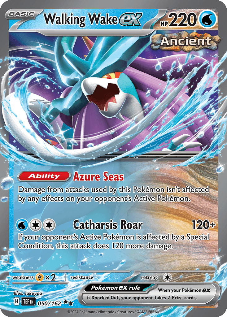 Carta Pokémon Walking Wake ex