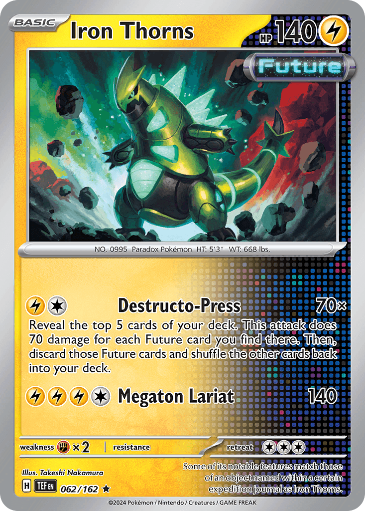 Carta Pokémon Iron Thorns 62