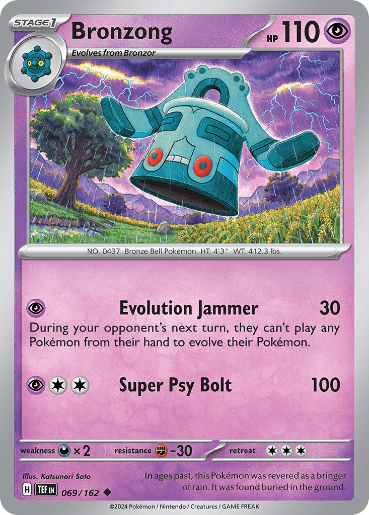 Carta Pokémon Bronzong