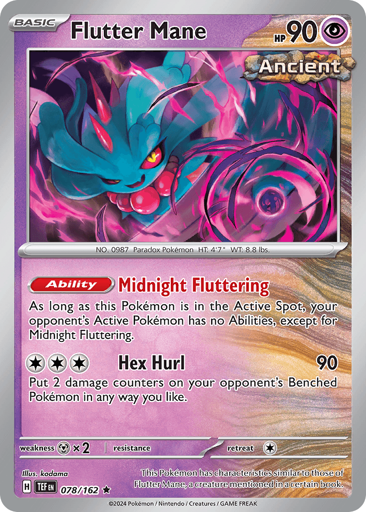Carta Pokémon Flutter Mane 78