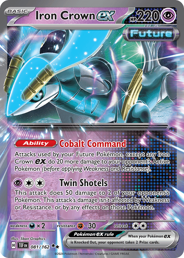 Carta Pokémon Iron Crown ex 81
