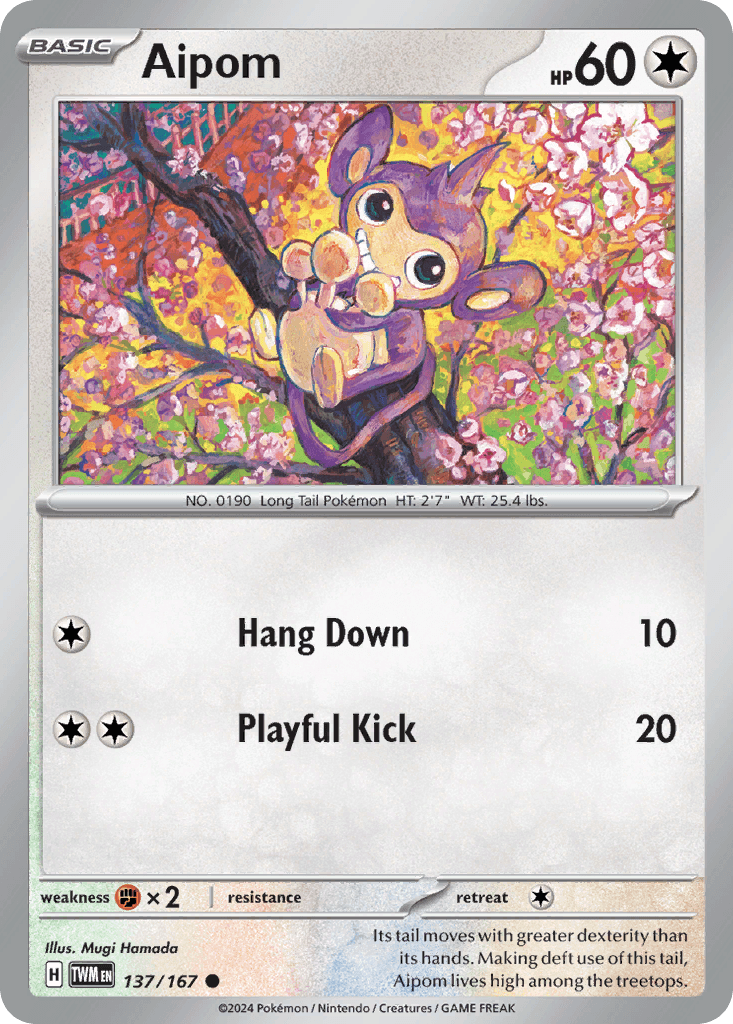 Carta Pokémon Aipom