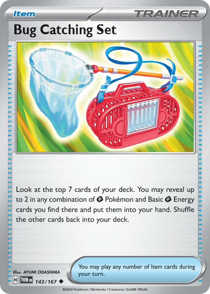 Carta Pokémon Bug Catching Set 143