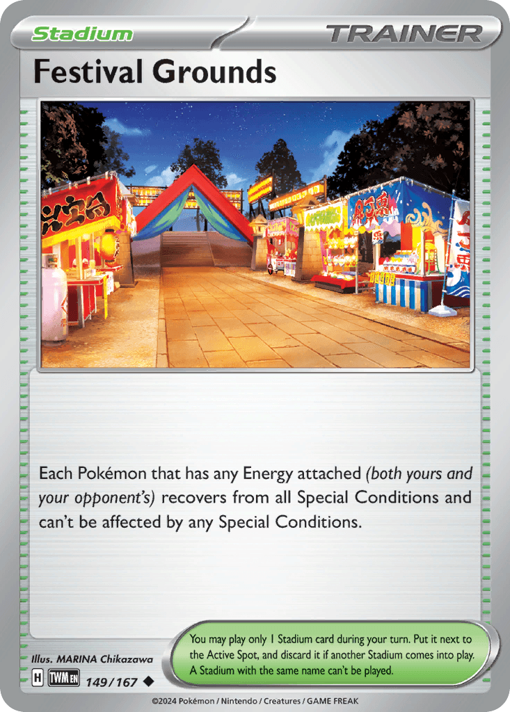 Carta Pokémon Festival Grounds 149