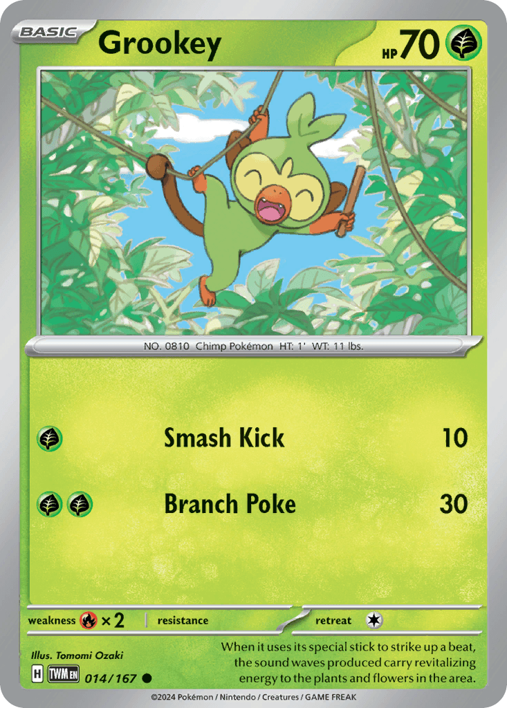 Carta Pokémon Grookey 14