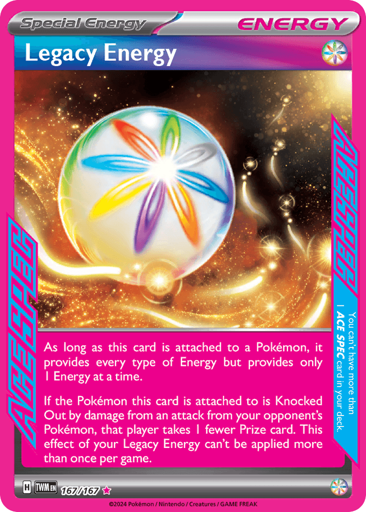 Carta Pokémon Legacy Energy 167
