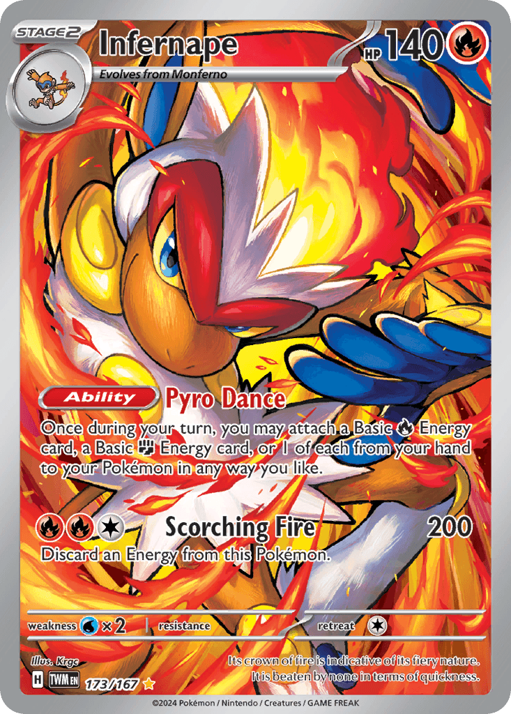 Carta Pokémon Infernape 173
