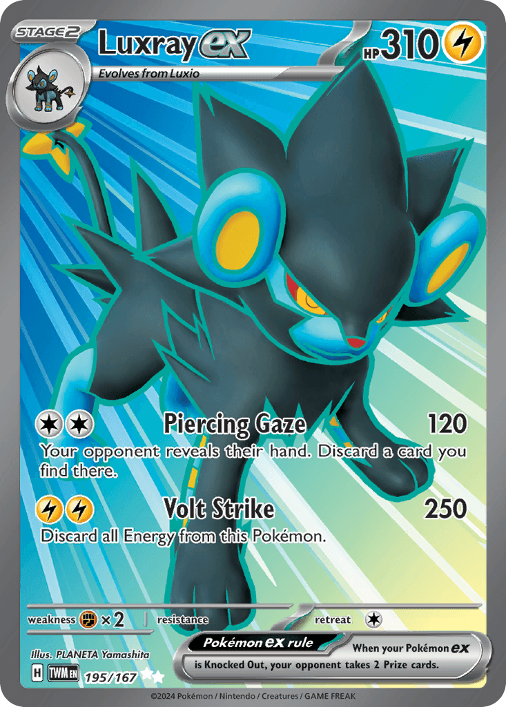 Carta Pokémon Luxray ex